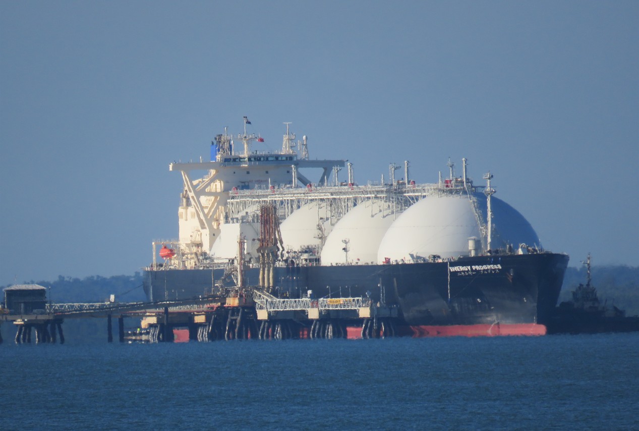 Australia’s fossil fuel exports: LNG